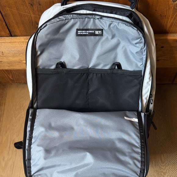 Jones Light Gray Backpack with Black Trim - Picture 2 of 5
